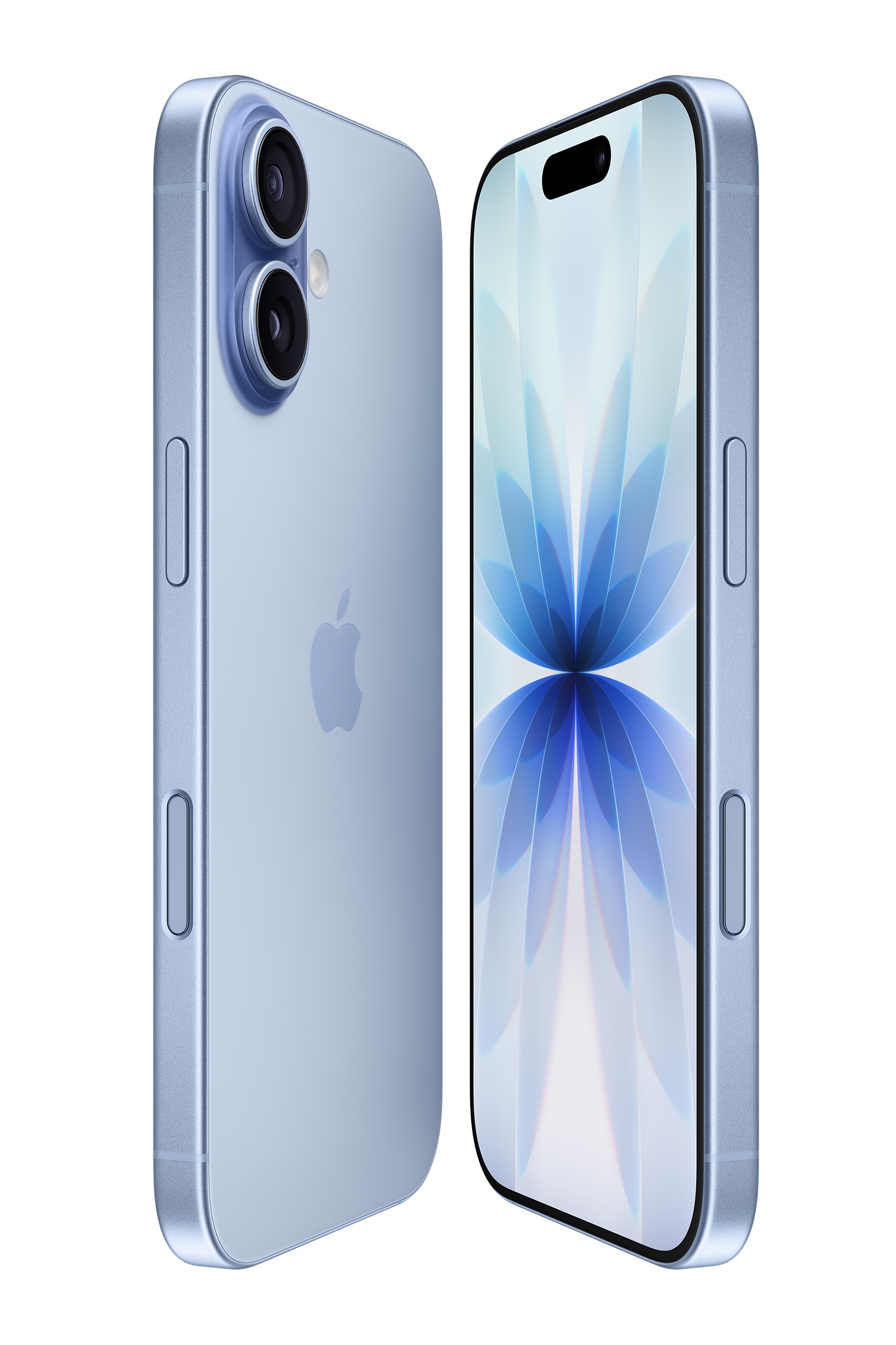 Two Blue iPhone 17s back to back