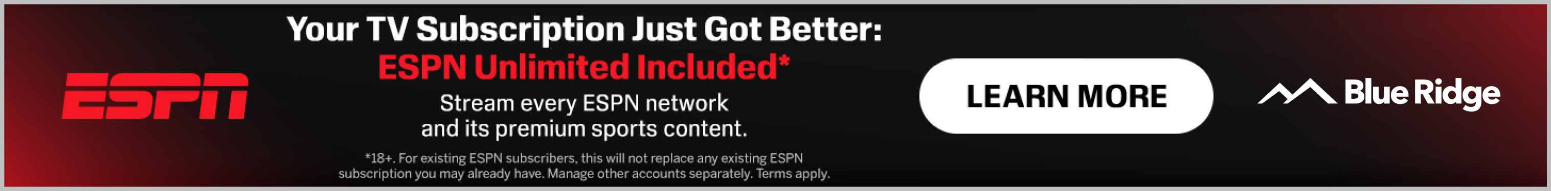TV banner
